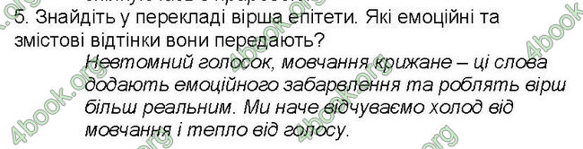 Решебник Світова література 5 клас Волощук. ГДЗ