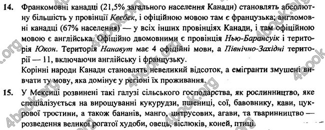 ГДЗ (Ответы, решебник) Географія 7 клас Бойко 2015