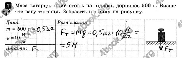 ГДЗ Зошит контроль Фізика 7 клас Божинова. Решебник