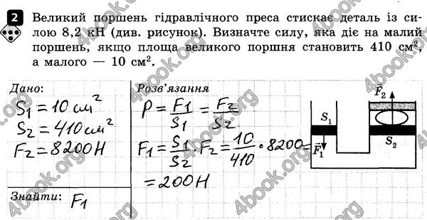 ГДЗ (Ответы) Зошит контроль Фізика 7 клас Божинова. Решебник