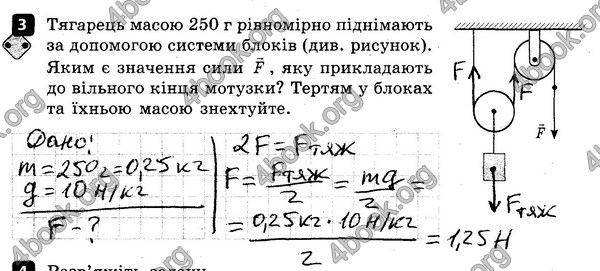 ГДЗ (Ответы) Зошит контроль Фізика 7 клас Божинова. Решебник