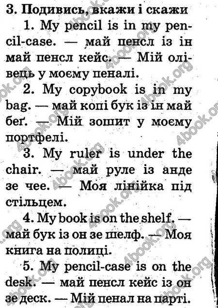 ГДЗ Англійська мова 2 клас Карп’юк