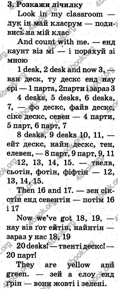 ГДЗ Англійська мова 2 клас Карп’юк