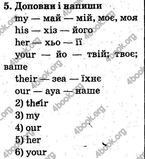 Відповіді Англійська мова 2 клас Несвіт. ГДЗ