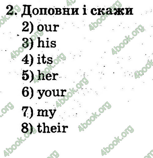 Відповіді Англійська мова 2 клас Несвіт. ГДЗ