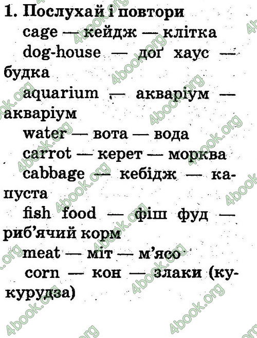 Відповіді Англійська мова 2 клас Несвіт. ГДЗ