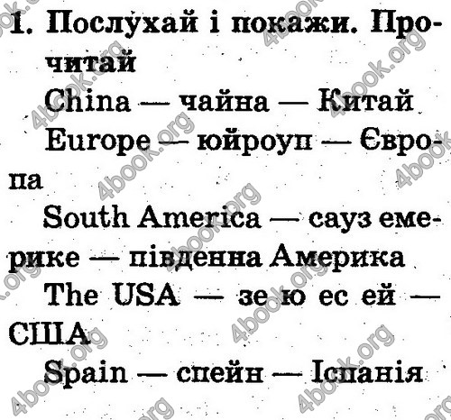 Відповіді Англійська мова 2 клас Несвіт. ГДЗ
