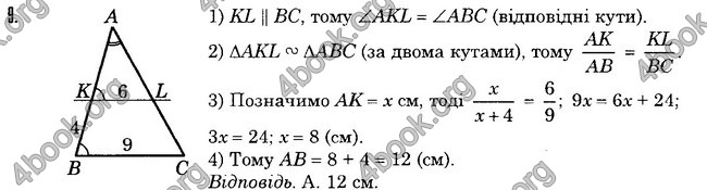 Відповіді Геометрія 8 клас Істер 2016. ГДЗ