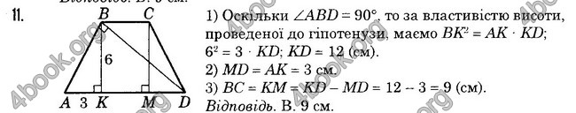 Відповіді Геометрія 8 клас Істер 2016. ГДЗ