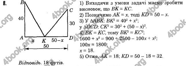 Відповіді Геометрія 8 клас Істер 2016. ГДЗ