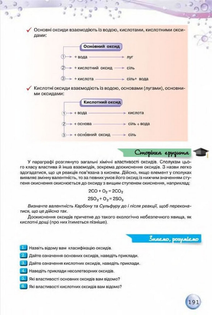 Підручник Хімія 8 клас Ярошенко 2016