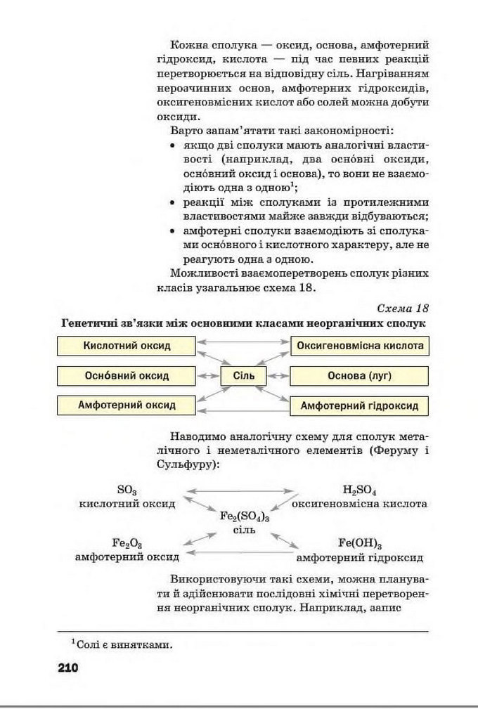 Підручник Хімія 8 клас Попель 2016