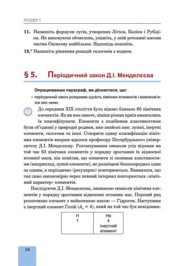 Хімія 8 клас Дячук 2016. Підручник