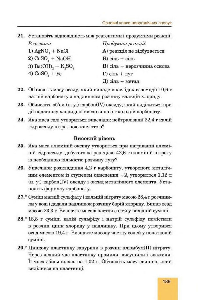 Хімія 8 клас Дячук 2016. Підручник