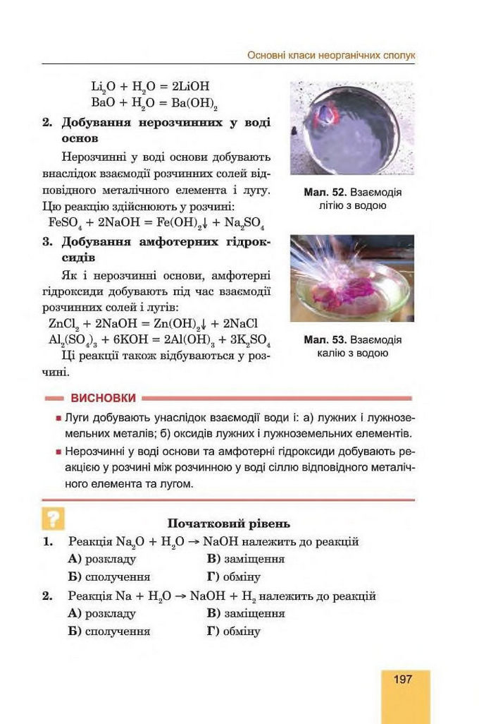 Хімія 8 клас Дячук 2016. Підручник