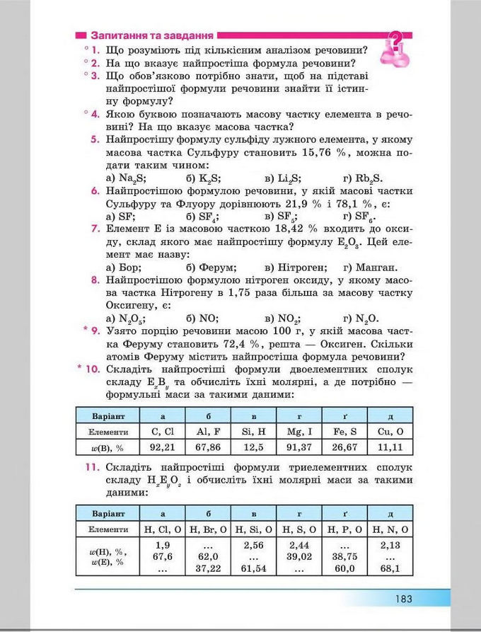 Підручник Хімія 8 клас Бутенко 2016