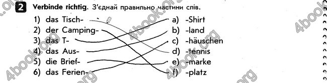 Тестовий зошит Німецька мова 6 клас Сотникова. ГДЗ