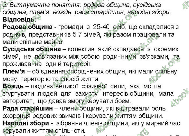 Ответы Всесвітня історія 6 клас Бандровський. ГДЗ