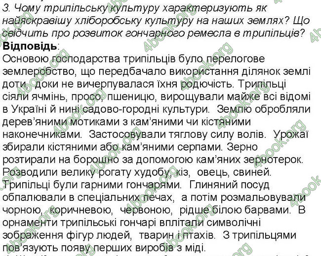 Відповіді Всесвітня історія 6 клас Бандровський