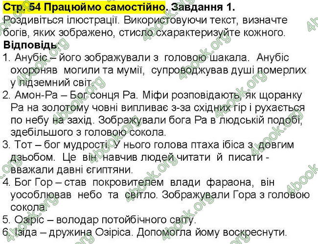 Ответы Всесвітня історія 6 клас Бандровський. ГДЗ