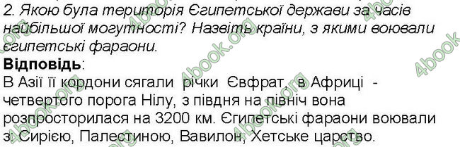 Відповіді Всесвітня історія 6 клас Бандровський