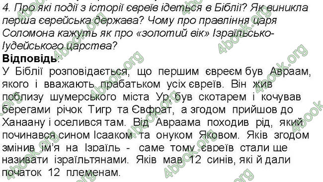 Ответы Всесвітня історія 6 клас Бандровський. ГДЗ