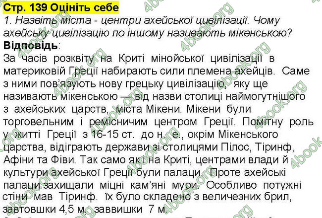 Відповіді Всесвітня історія 6 клас Бандровський