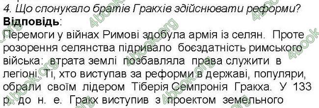 Ответы Всесвітня історія 6 клас Бандровський. ГДЗ