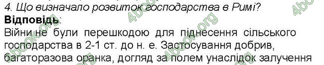 Відповіді Всесвітня історія 6 клас Бандровський