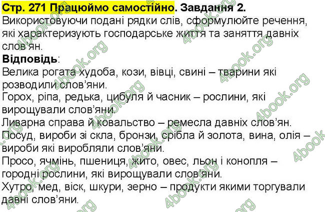 Відповіді Всесвітня історія 6 клас Бандровський