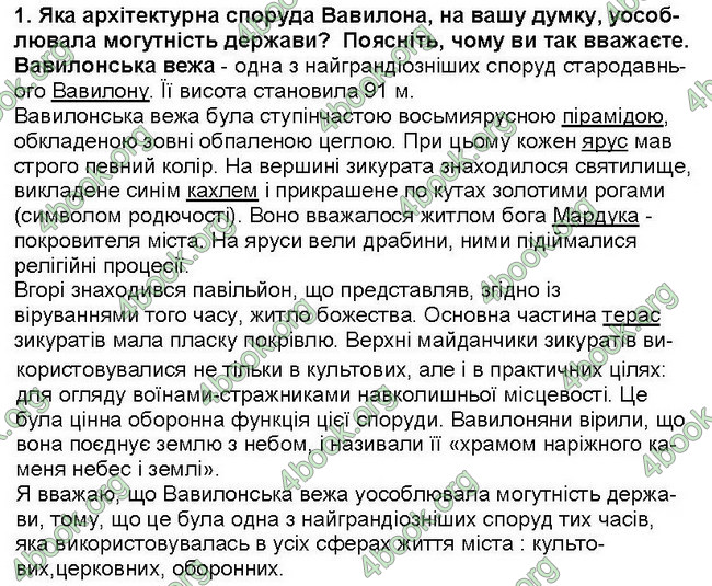 ГДЗ Всесвітня історія 6 клас Пометун