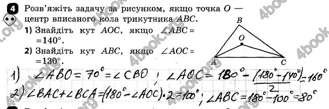 Ответы Зошит Геометрія 7 клас Бабенко. ГДЗ