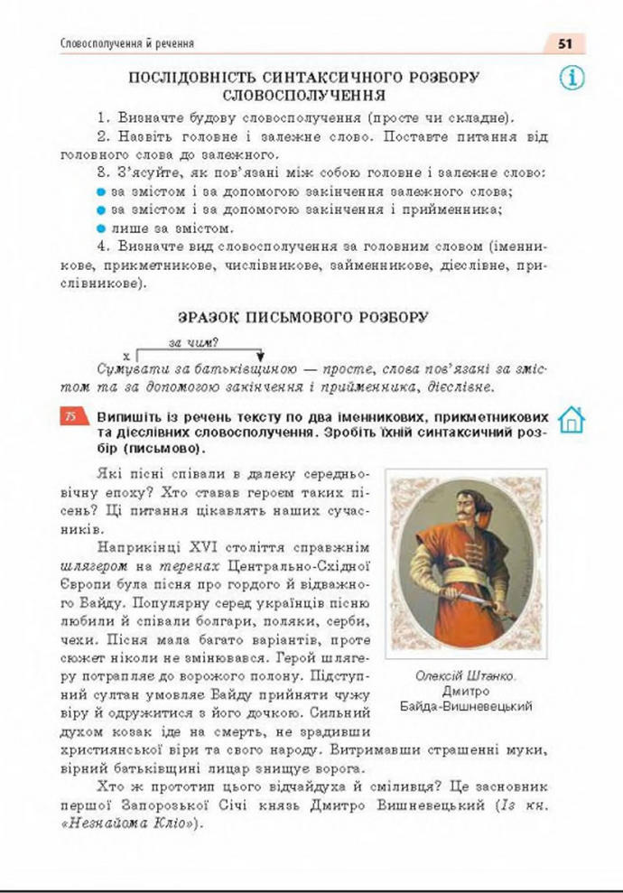 Підручник Українська мова 8 клас Глазова 2021-2016