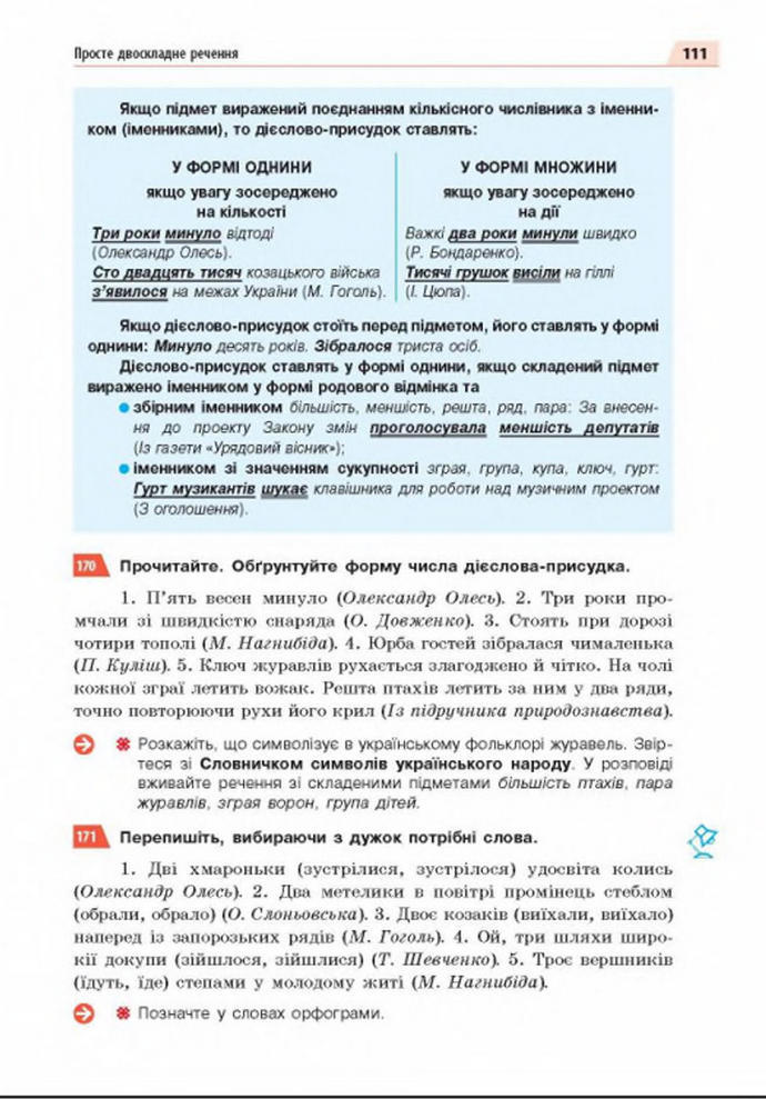 Підручник Українська мова 8 клас Глазова 2021-2016