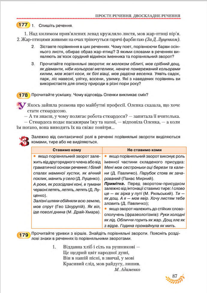 Підручник Українська мова 8 клас Єрмоленко 2016