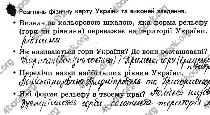 Відповіді Зошит Природознавство 4 клас Діптан - Грущинська