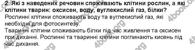 Відповіді Біологія 6 клас Костіков. ГДЗ