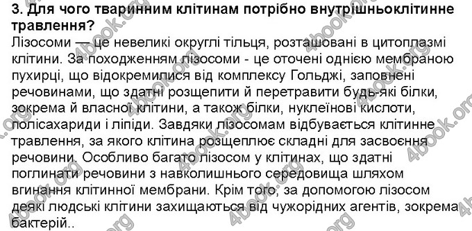 Відповіді Біологія 6 клас Костіков. ГДЗ