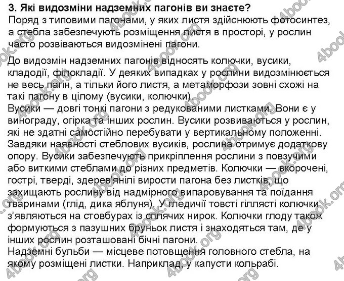 Відповіді Біологія 6 клас Костіков. ГДЗ