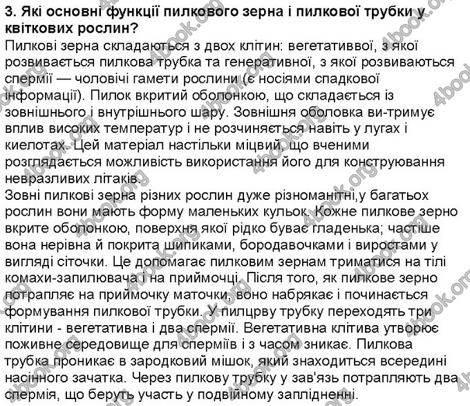 Відповіді Біологія 6 клас Костіков. ГДЗ