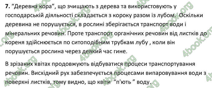 Відповіді Зошит Біологія 6 клас Котик. ГДЗ