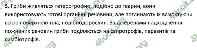 Відповіді Зошит Біологія 6 клас Котик. ГДЗ