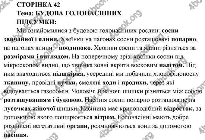 Ответы Зошит практични Біологія 6 клас Балан. ГДЗ