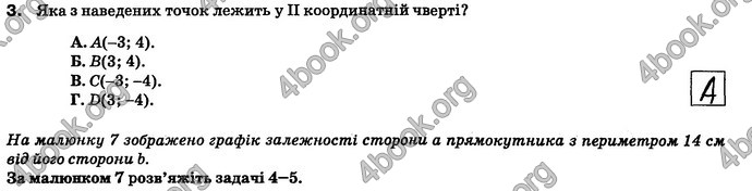 ГДЗ (Ответы) Зошит контроль Математика 6 клас Тарасенкова. Відповіді