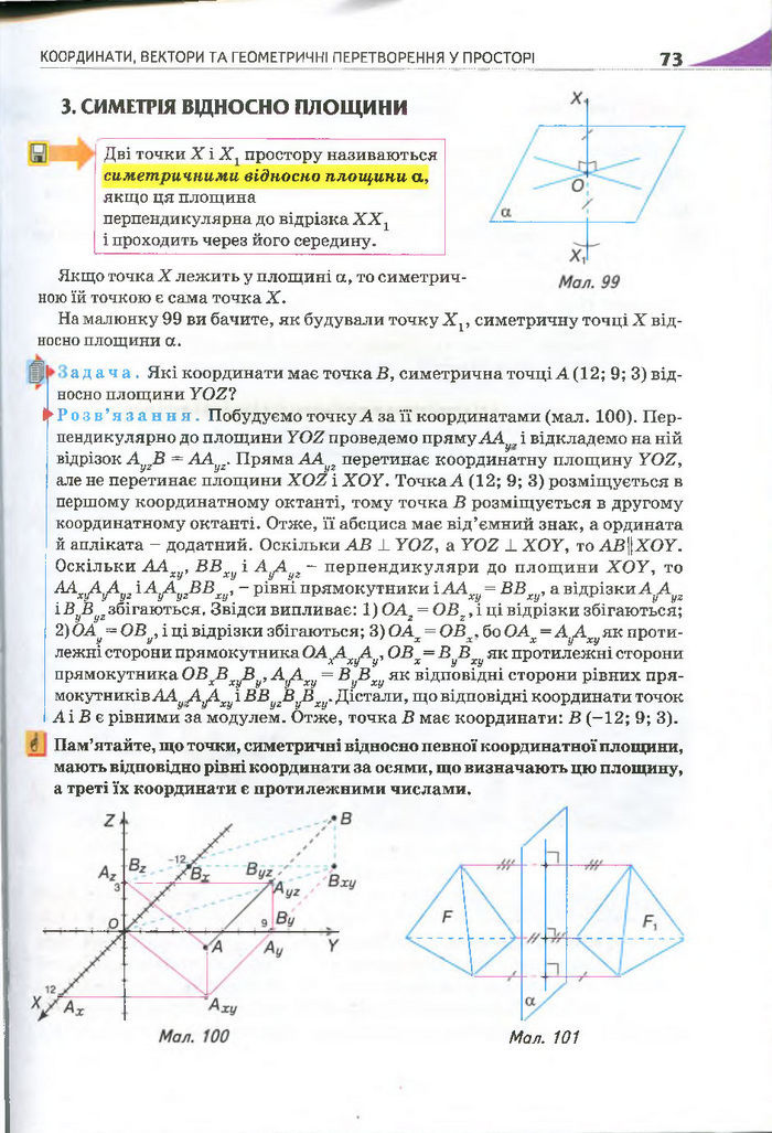 Геометрія 11 клас Бурда 2013 (Проф. Академ.)