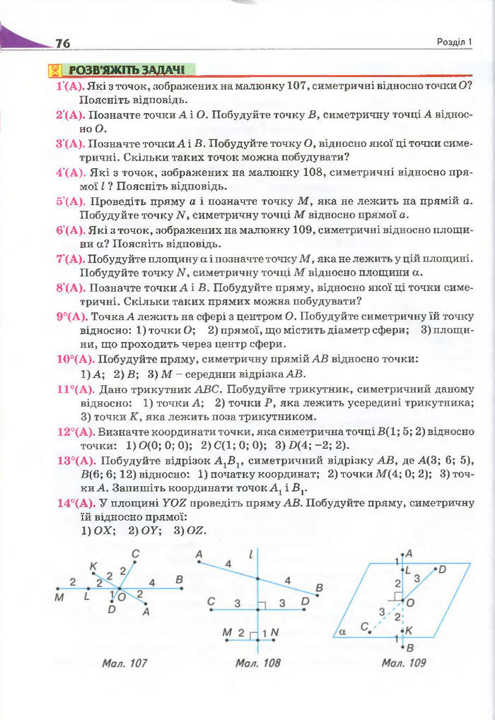 Геометрія 11 клас Бурда 2013 (Проф. Академ.)