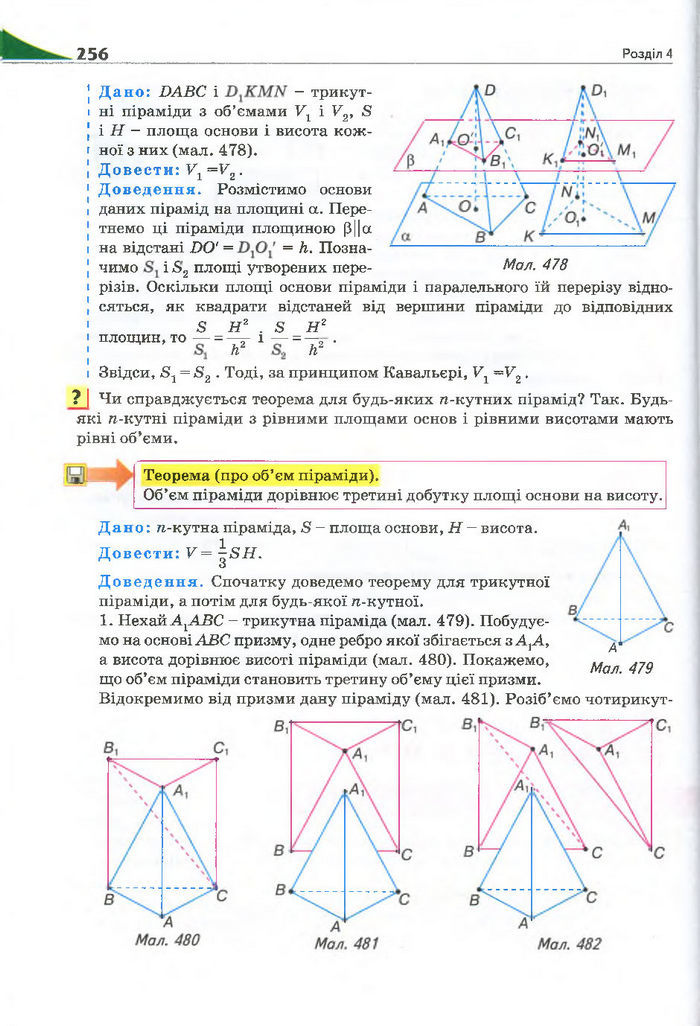 Геометрія 11 клас Бурда 2013 (Проф. Академ.)