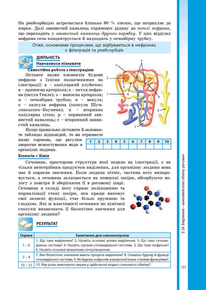 Підручник Біологія 8 клас Соболь 2016 (Укр.)