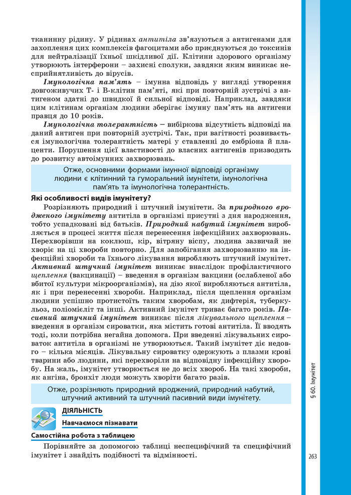 Підручник Біологія 8 клас Соболь 2016 (Укр.)