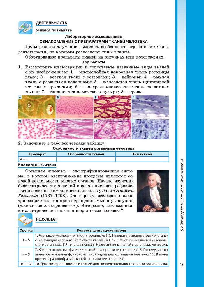 Биология 8 класс Соболь 2016 (Рус.)